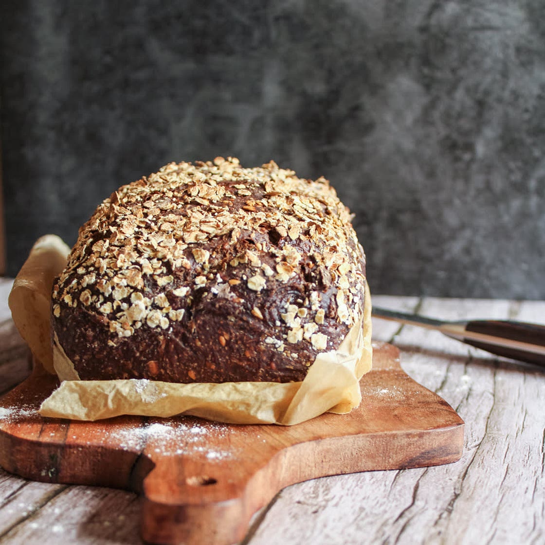 Easy seeded rye bread