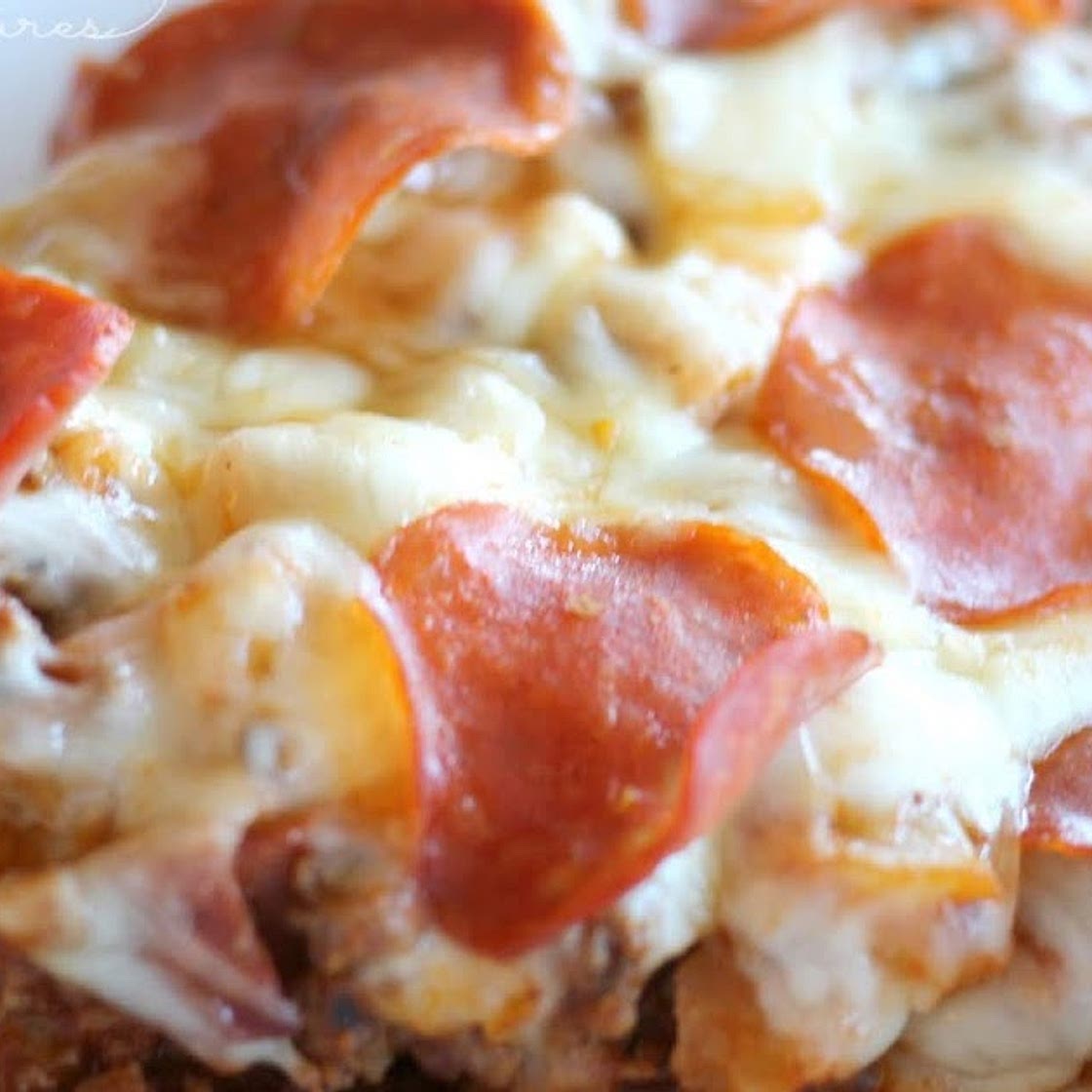 Crockpot Pizza Cassrole