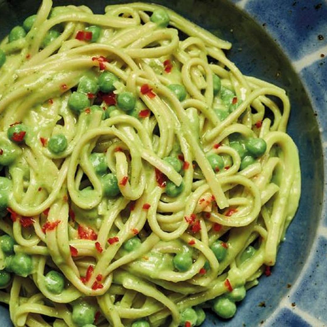 Nadiya Hussain’s Avocado Pasta with Peas and Mint