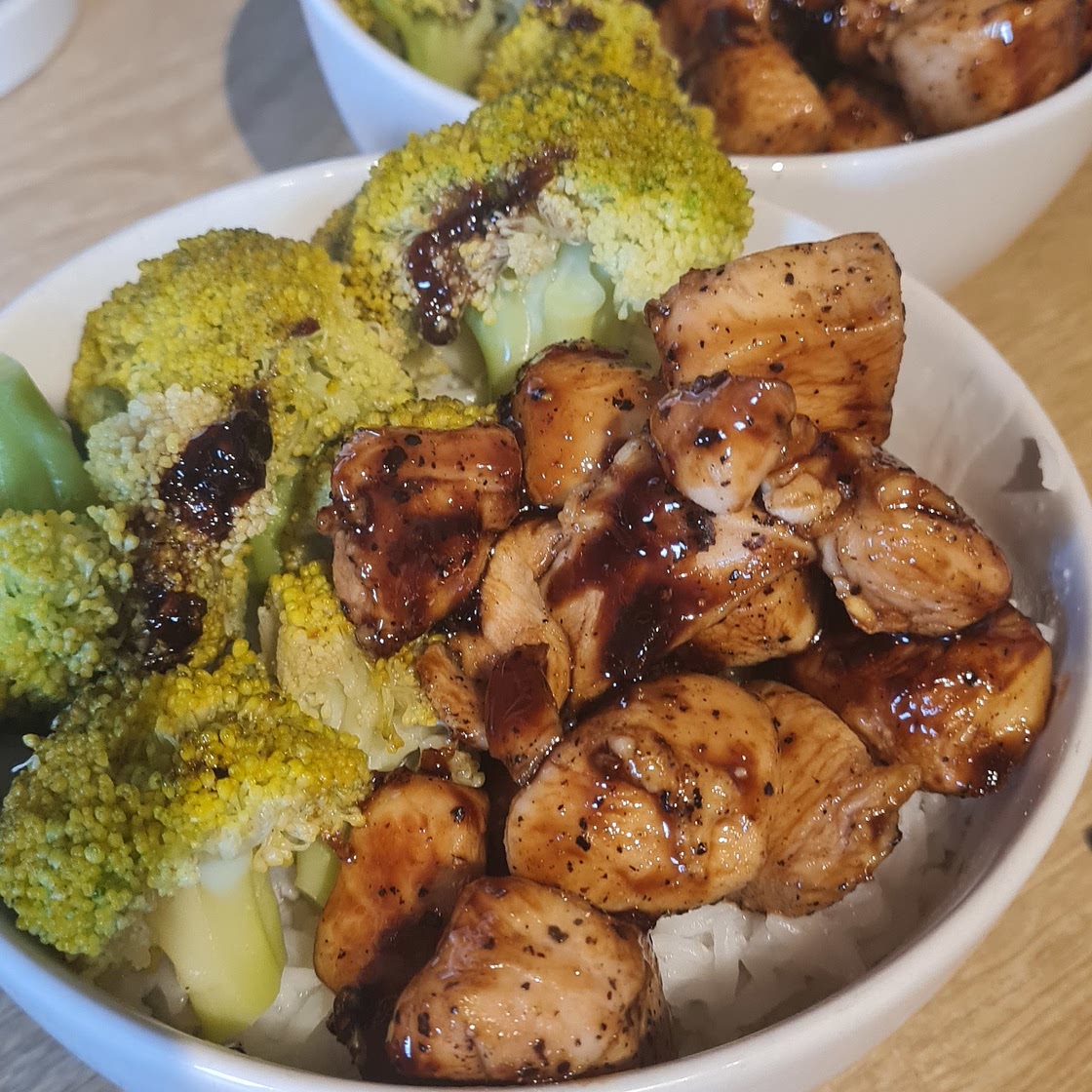 Quick Teriyaki Chicken Rice Bowls