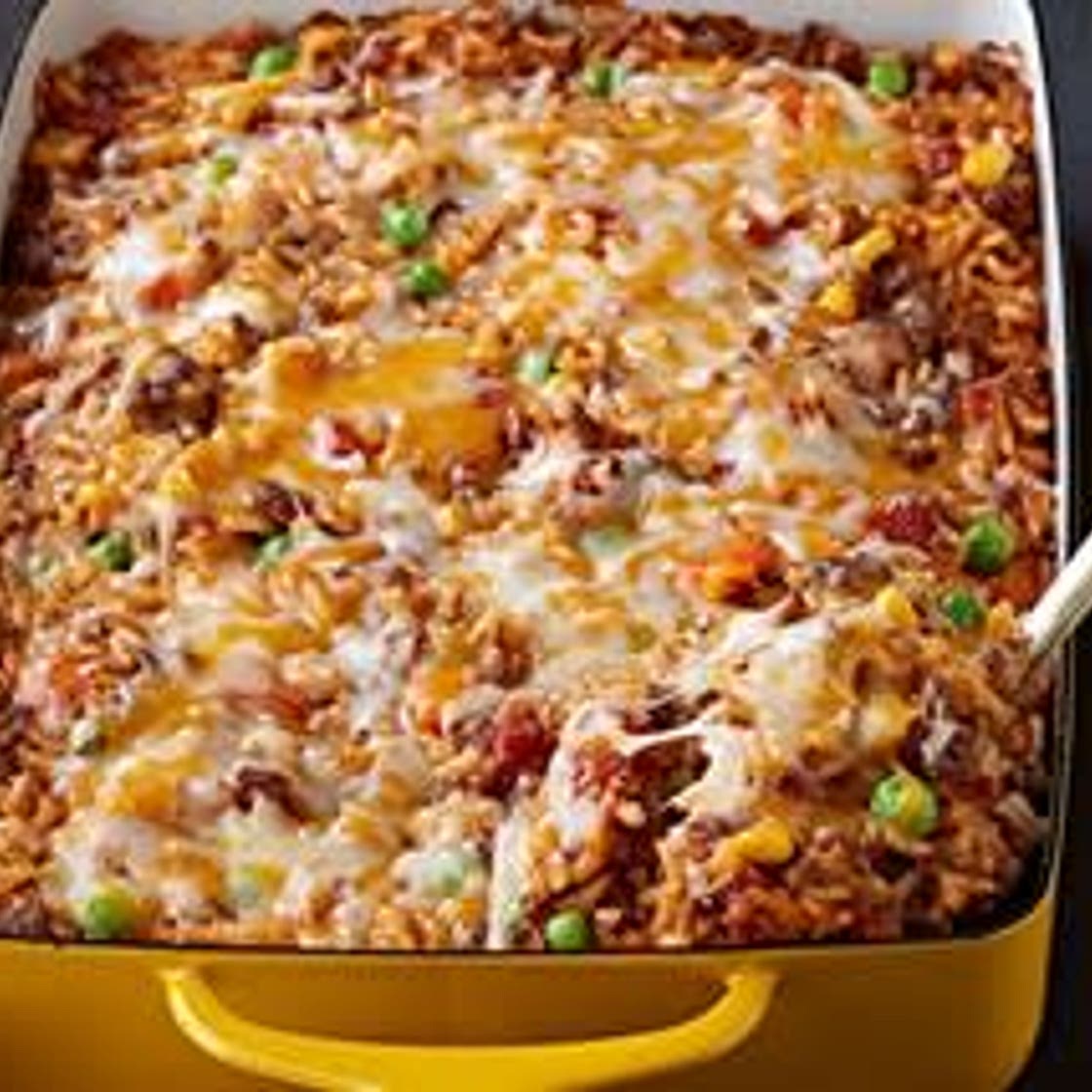 Mexican Beef & Rice Casserole