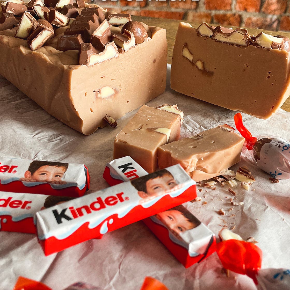 3 Ingredient Kinder Fudge
