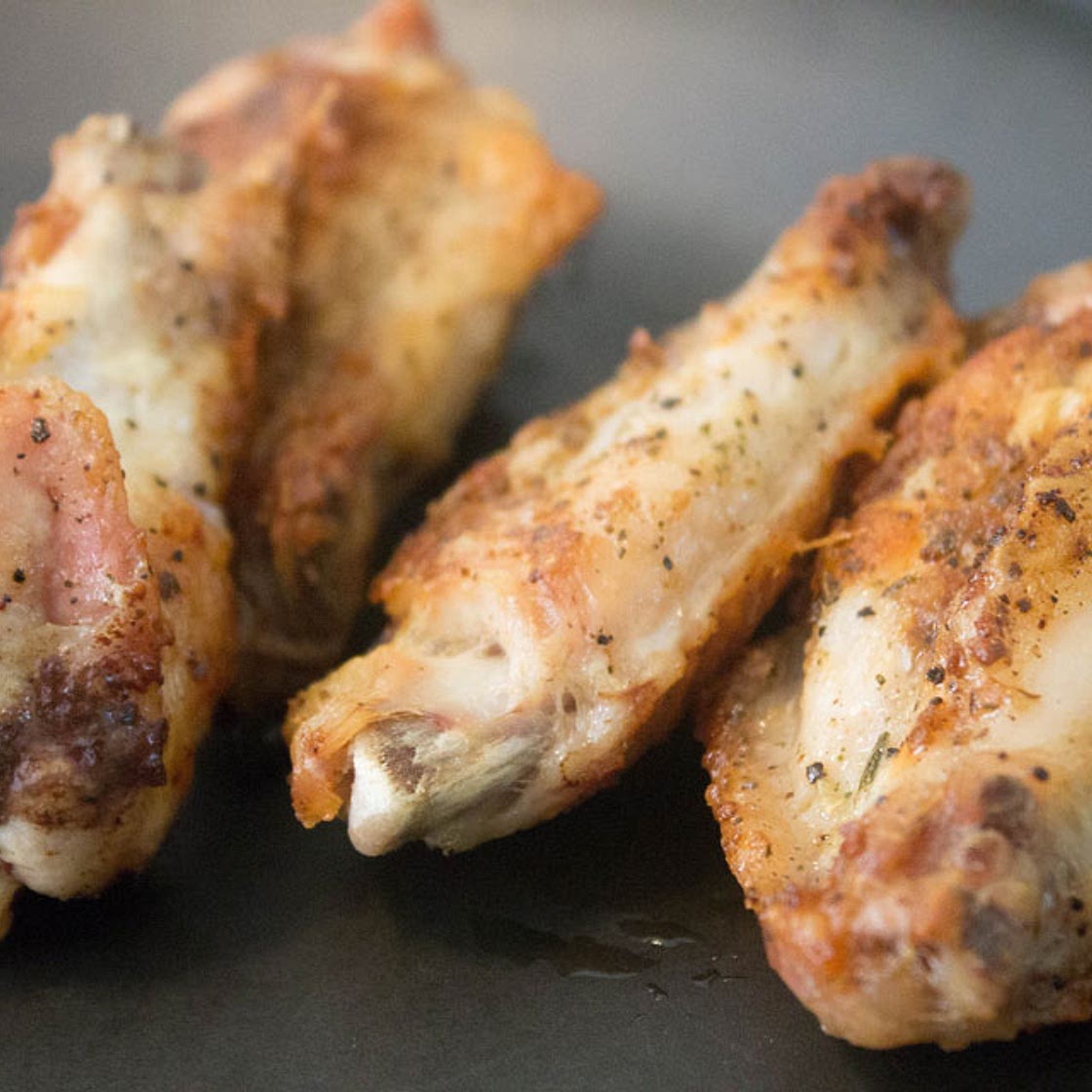 Alitas de pollo freidora sin aceite