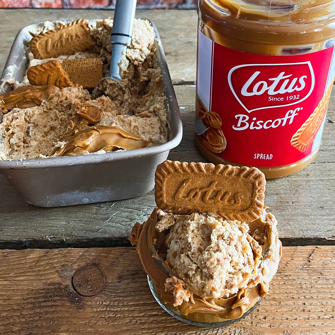 5 Ingredient Biscoff Ice-Cream