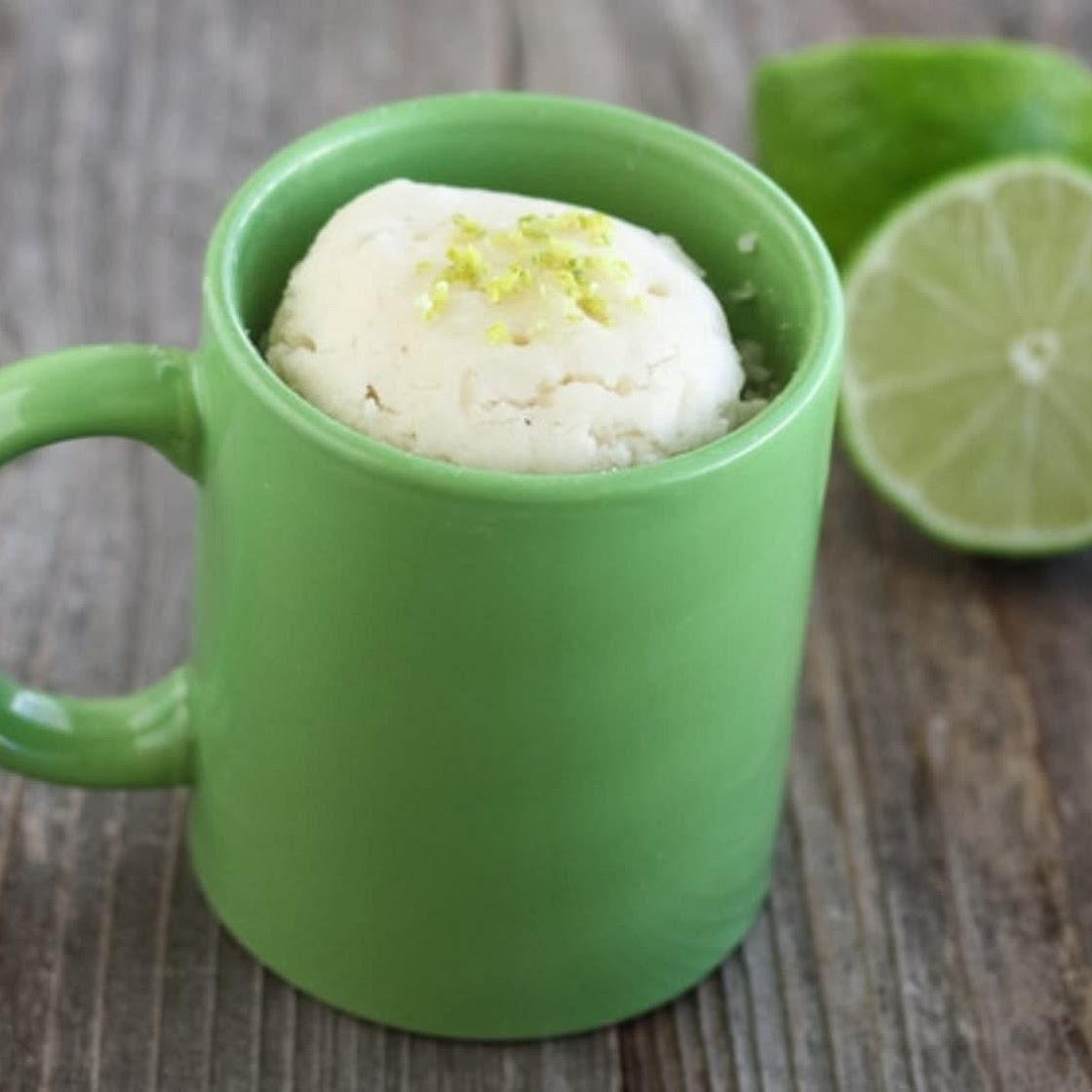 Coconut Lime Mug Cake