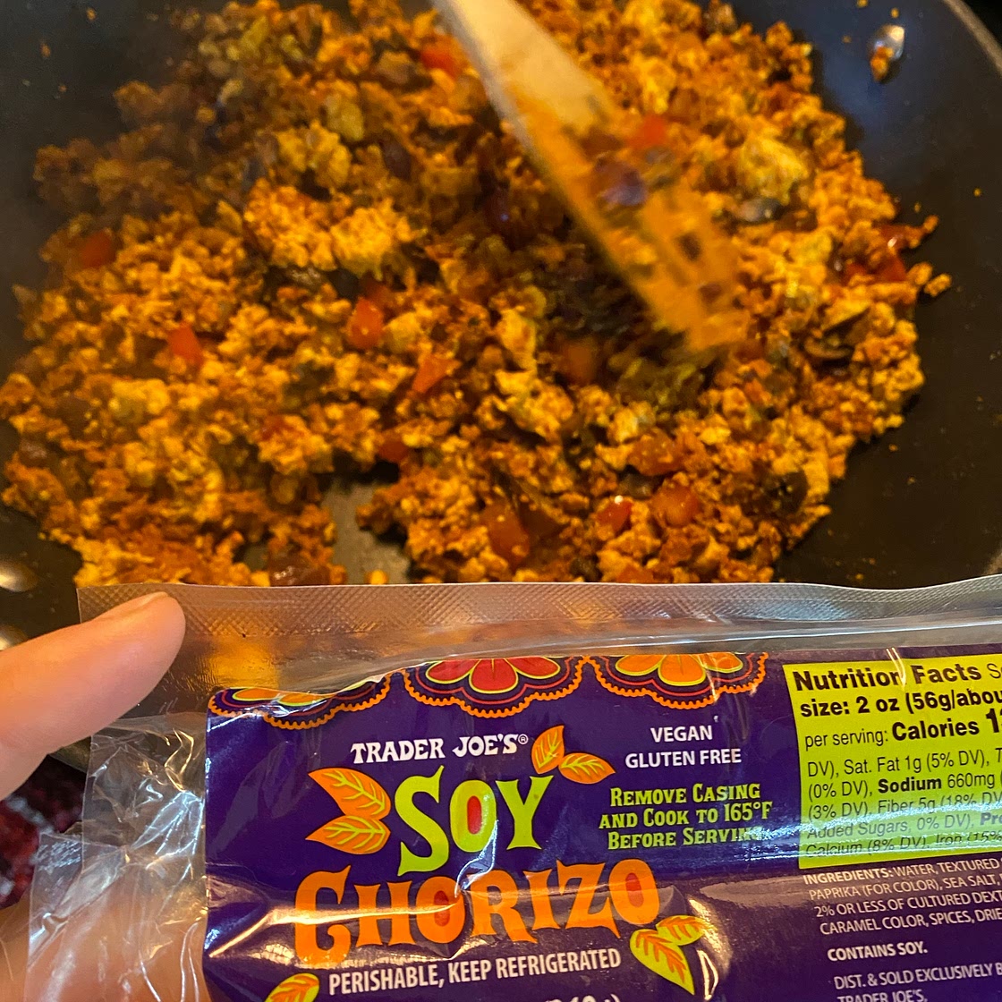 Tofu Soyrizo Scramble