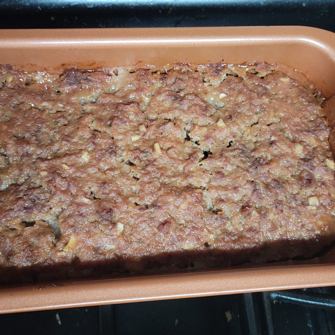 Saucy meatloaf