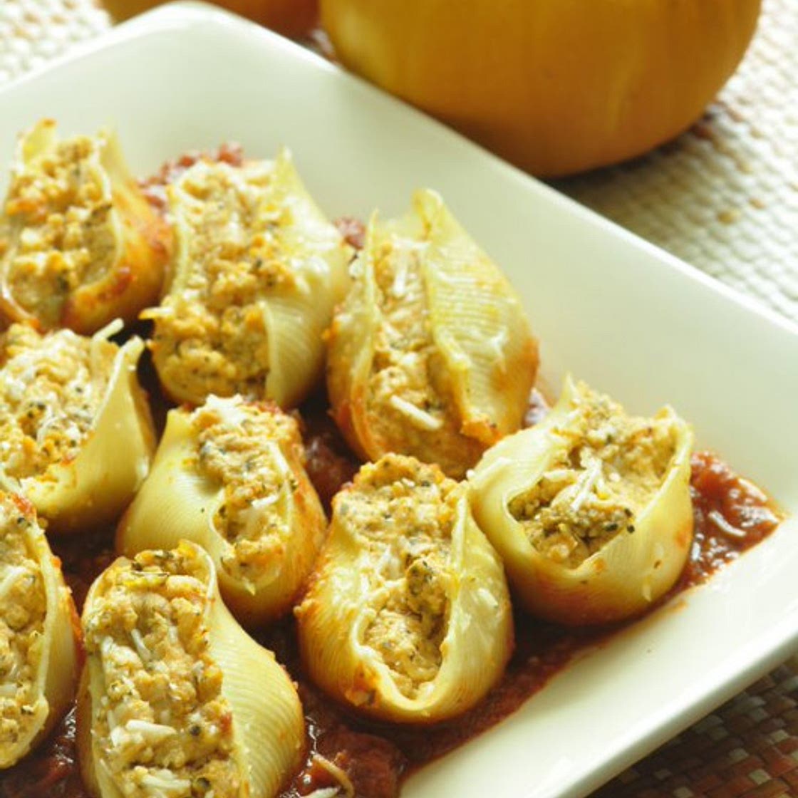 Pumpkin Ricotta Stuffed Shells | MyPlate