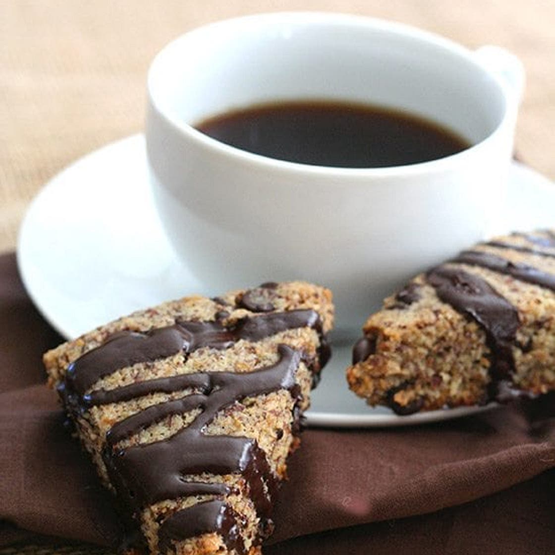 Hazelnut Chocolate Chip Scones