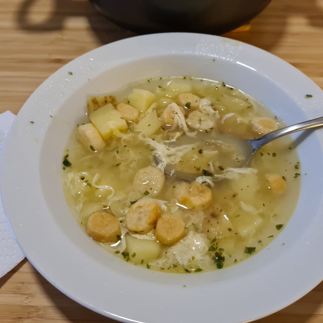 Česnečka (Czech Garlic Soup aka Hangover Soup)