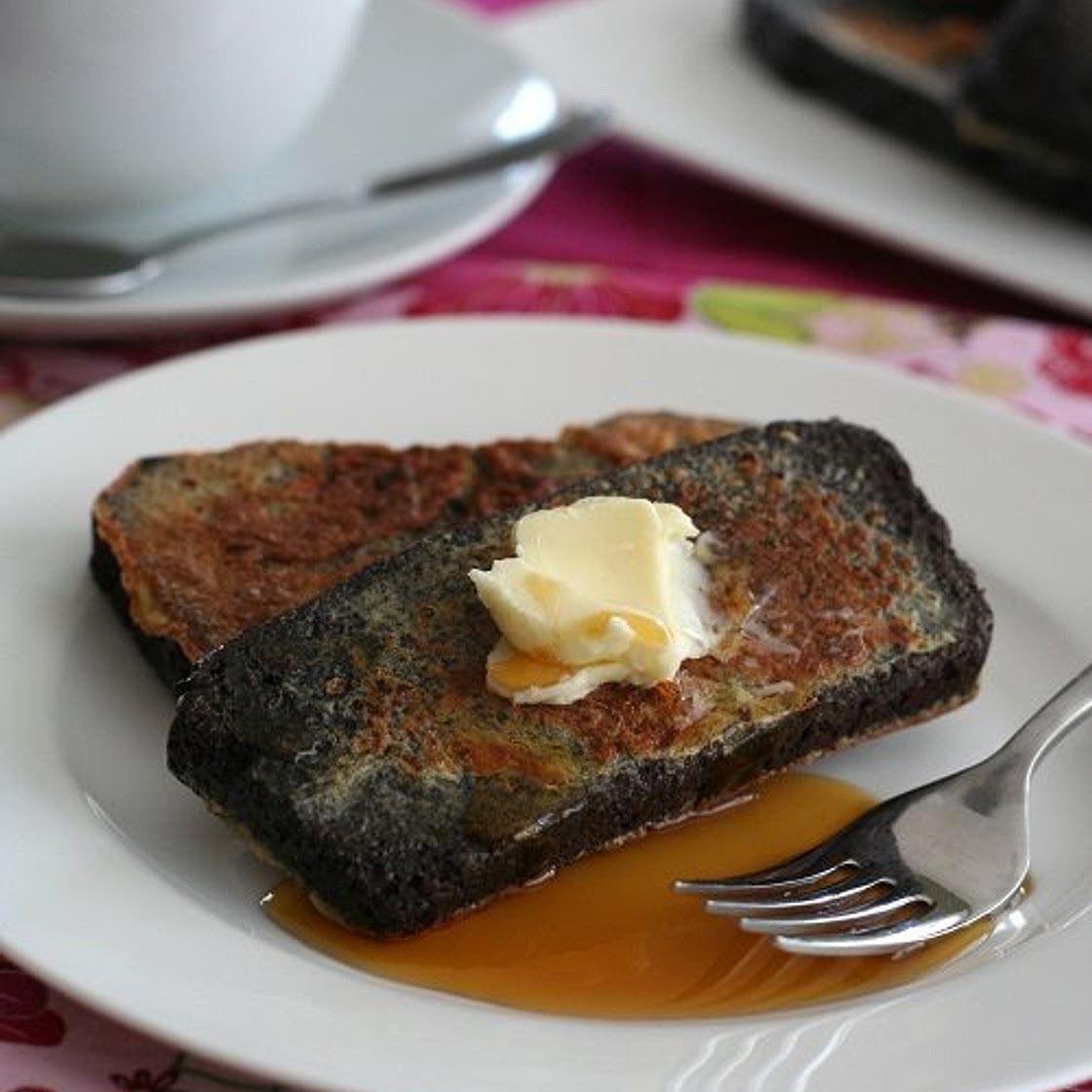 Chocolate Pound Cake and Chocolate French Toast