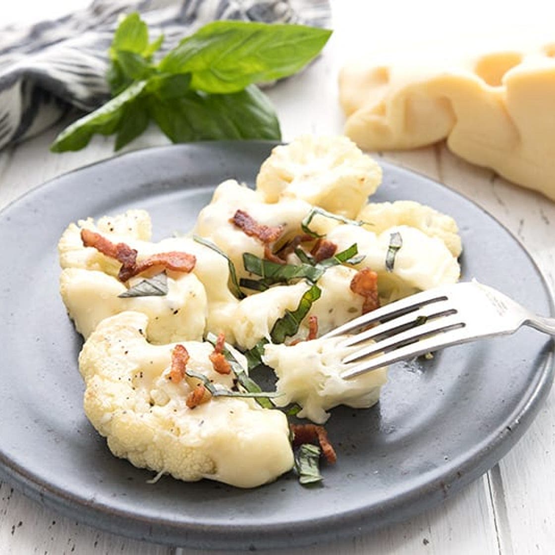 Cheesy Grilled Cauliflower Steaks