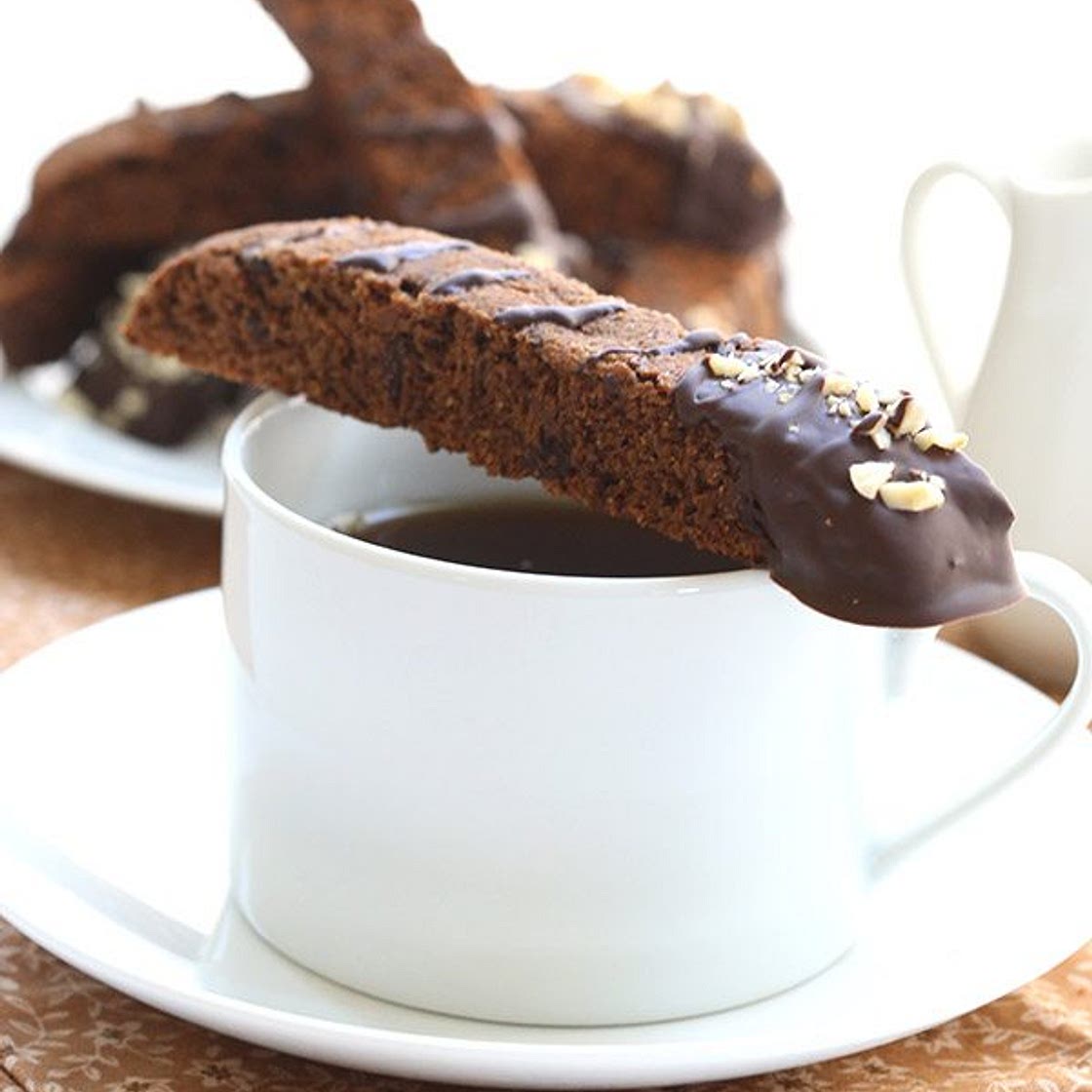 Mocha Chip Biscotti