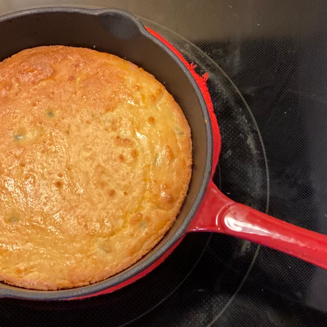 Low Carb Jalapeño Skillet (Corn)Bread