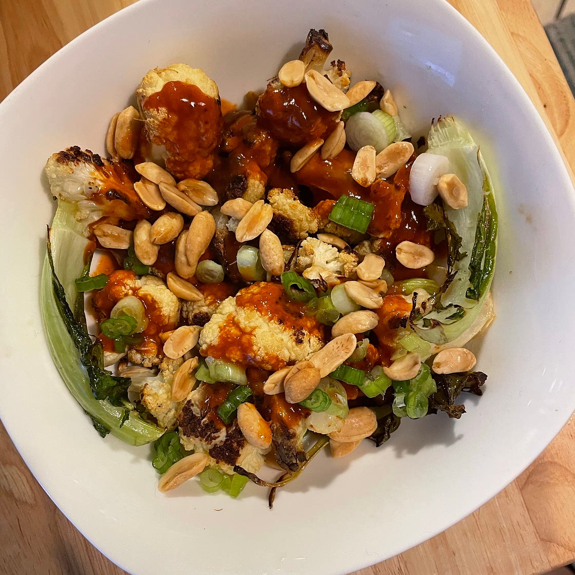 Crispy Cauliflower with Gochujang