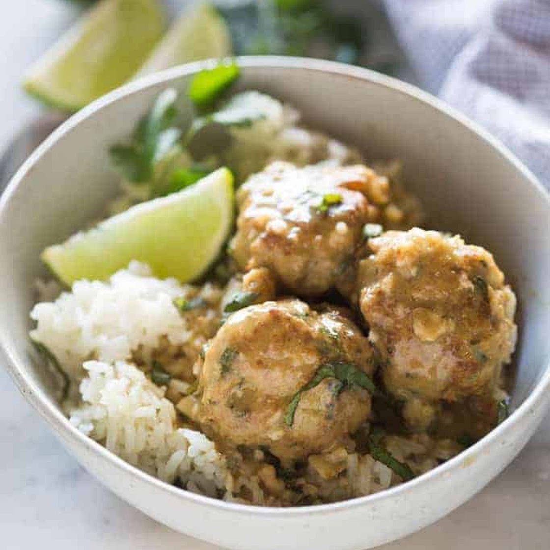 Thai Green Curry Meatballs