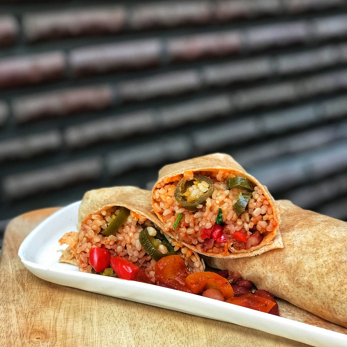 Sprout Veggie Fajita Burrito