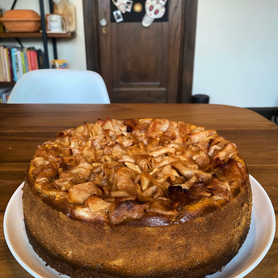 Pumpkin apple cheesecake 