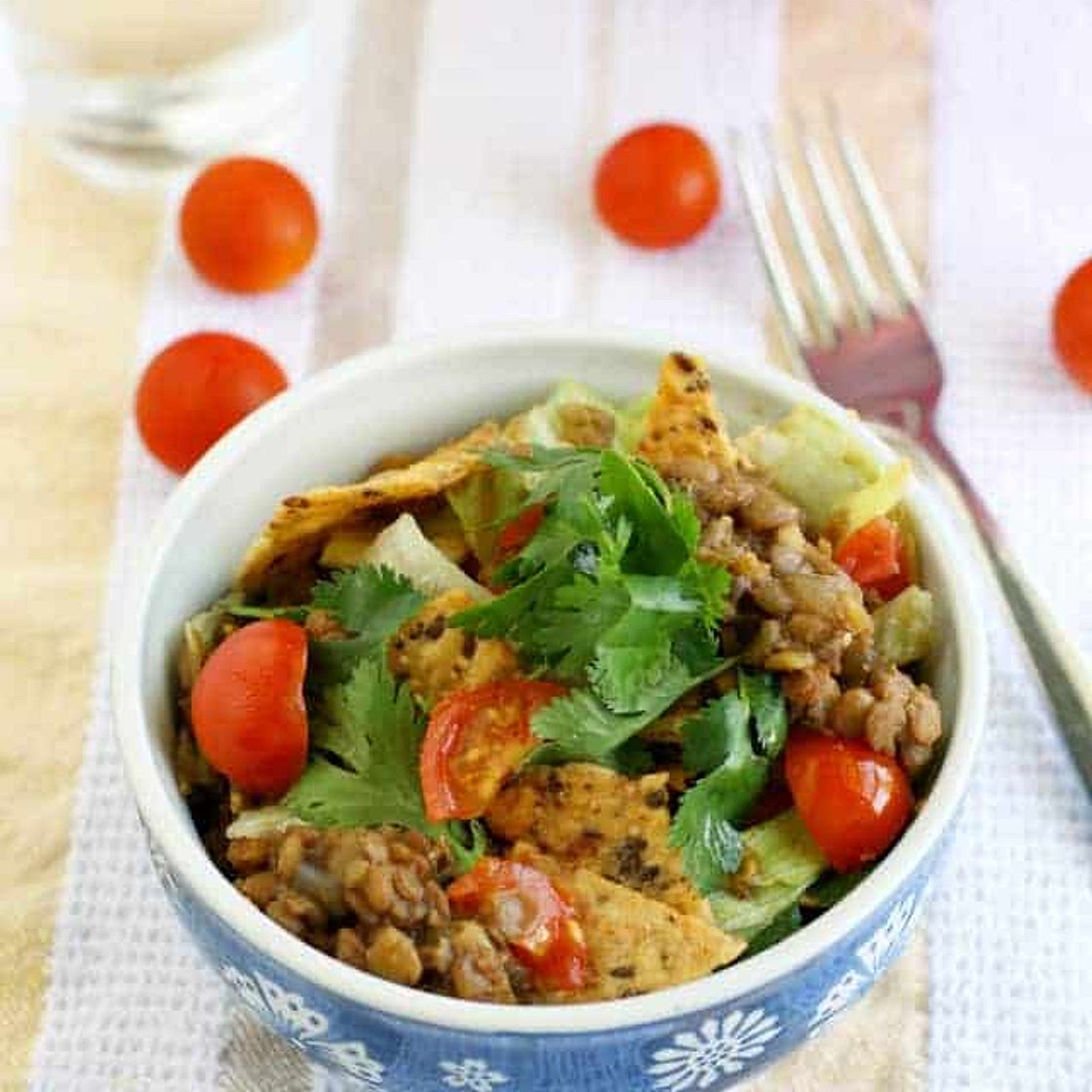 Vegan Lentil Taco Salad
