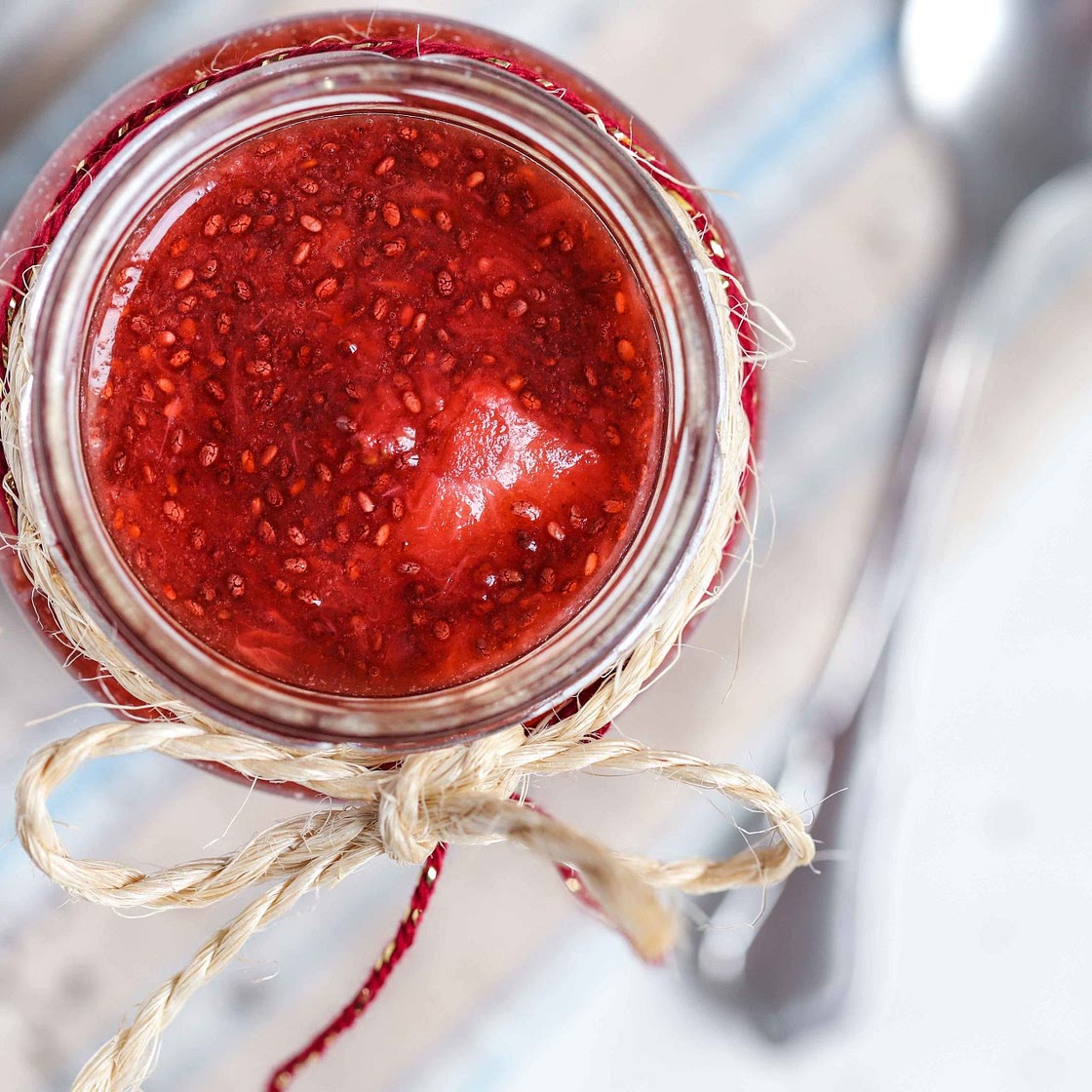 Strawberry And Chia Seed Jam
