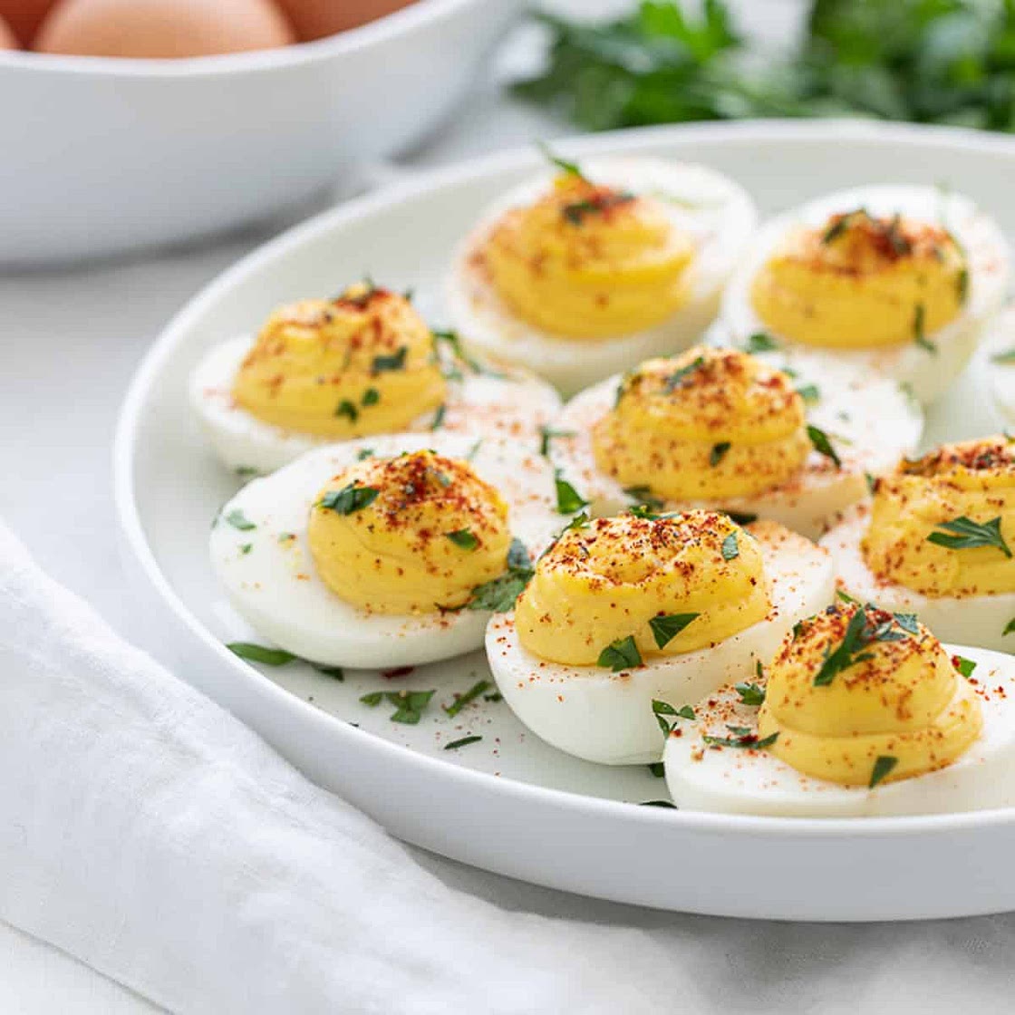 Easy Classic Keto Deviled Eggs