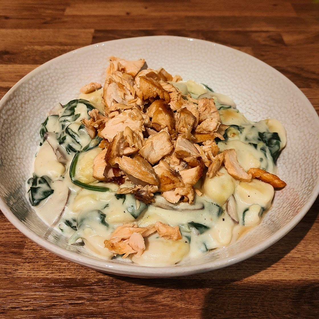 Creamy Gnocchi with Salmon