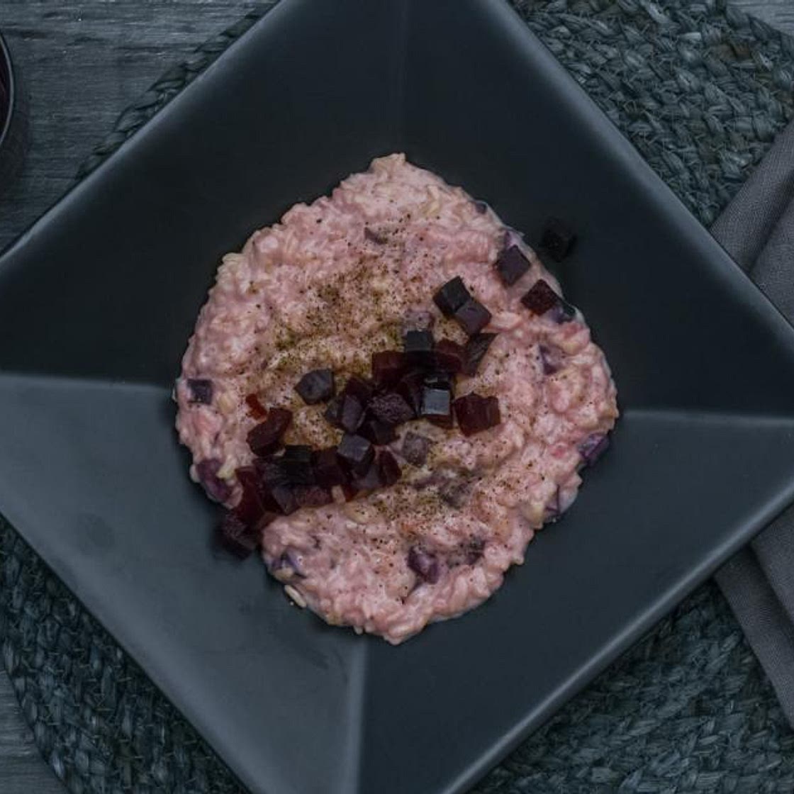 Risotto alla barbabietola