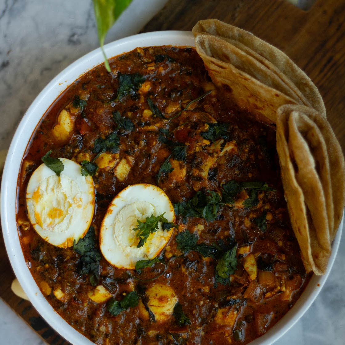 Indian Masala (Spiced) Egg Curry aka Boiled Tikka