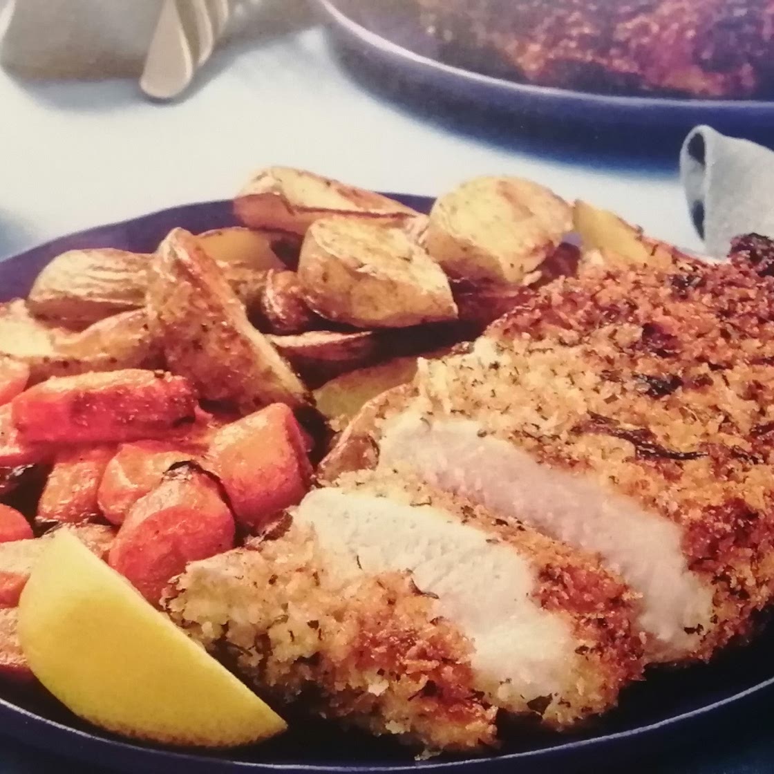 Panko Ranch Pork Chops