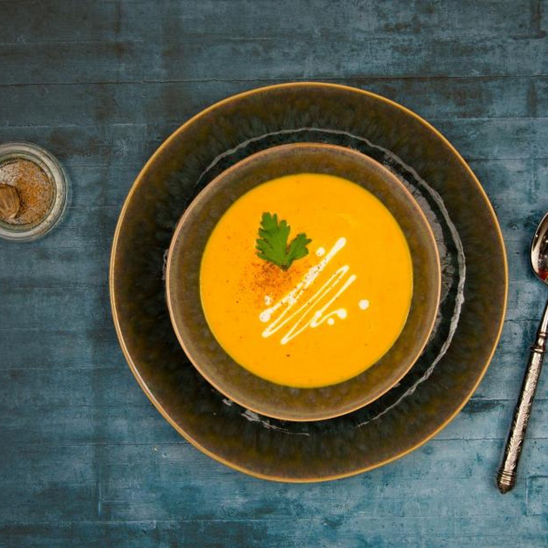 Vellutata di zucca all'Amaretto