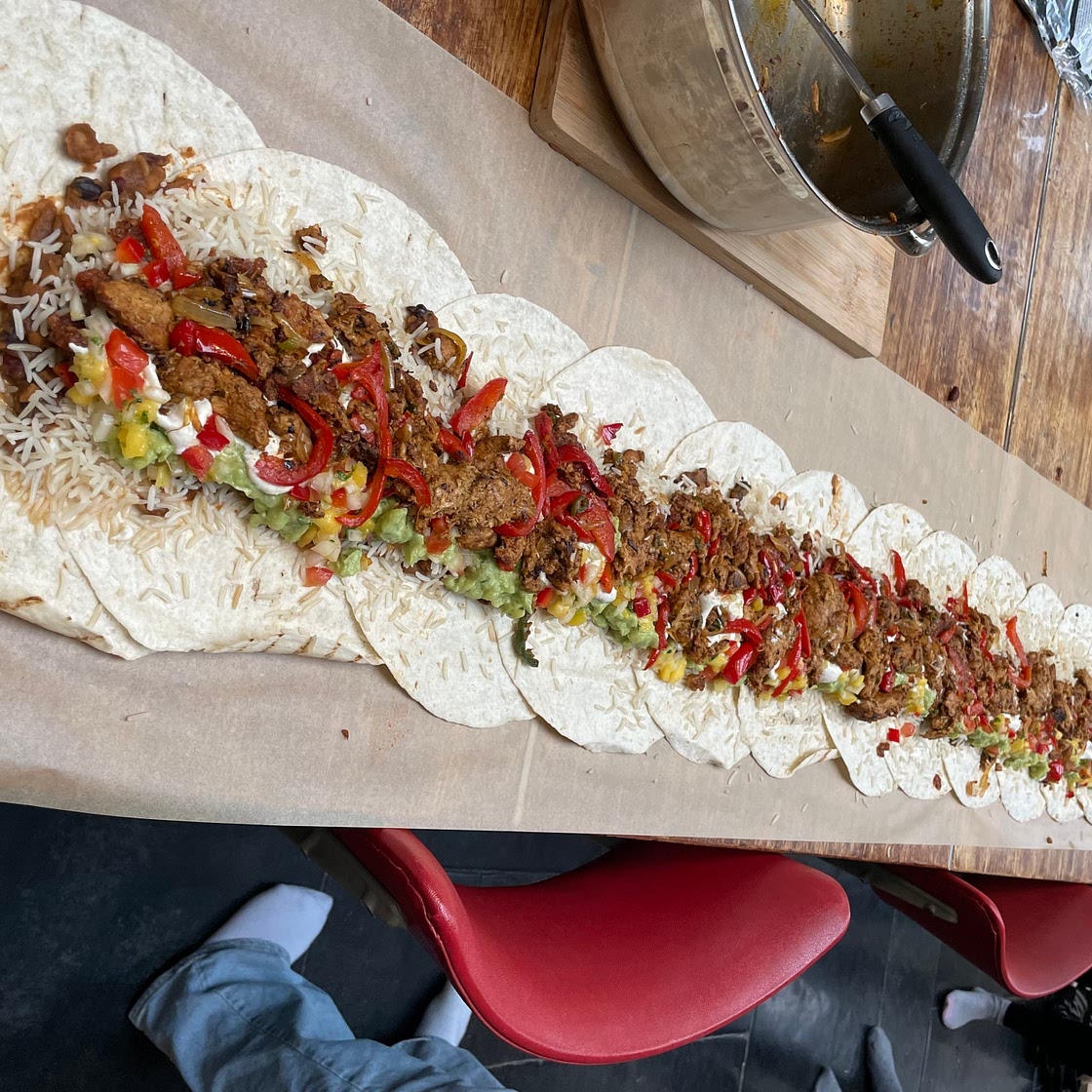Worlds Longest (and tastiest) Vegan Burrito
