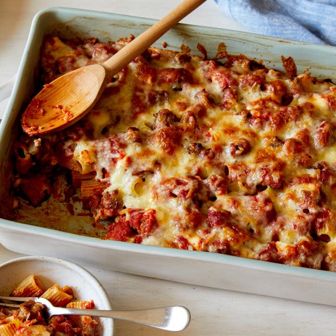 Sausage & Rigatoni Casserole