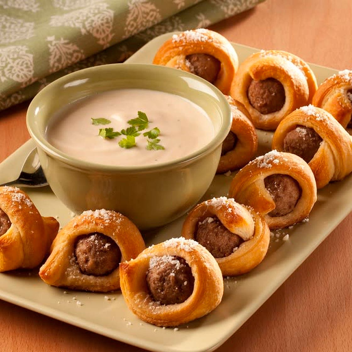 Easy Wrapped Meatballs