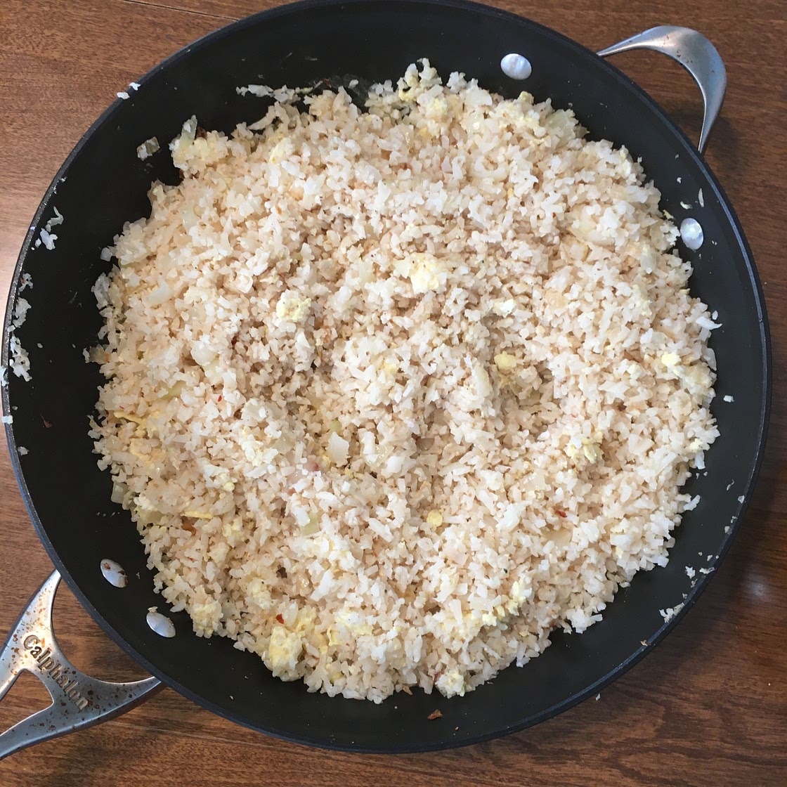 Garlic Cauliflower Fried "Rice"