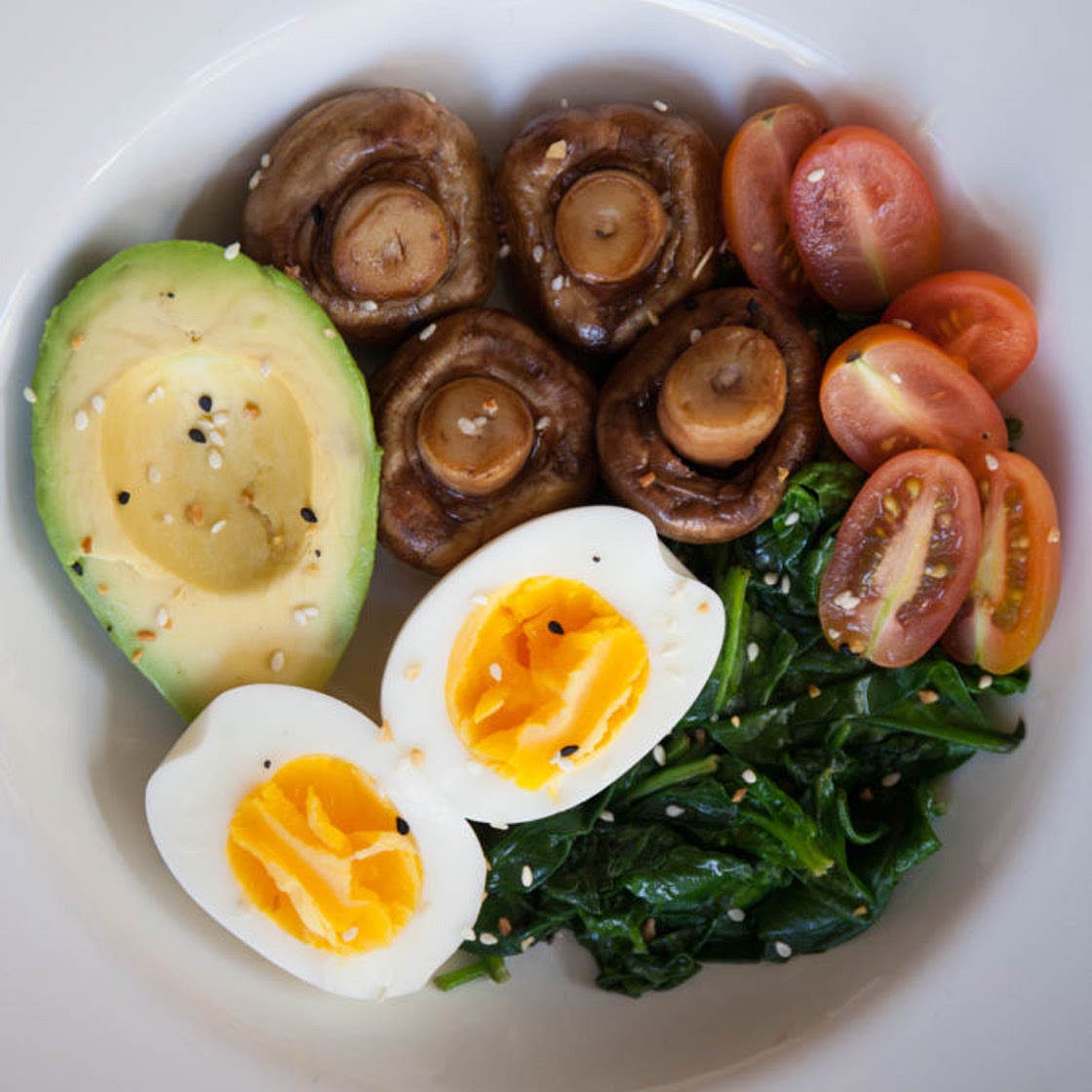 Vegetarian Keto Breakfast Bowl