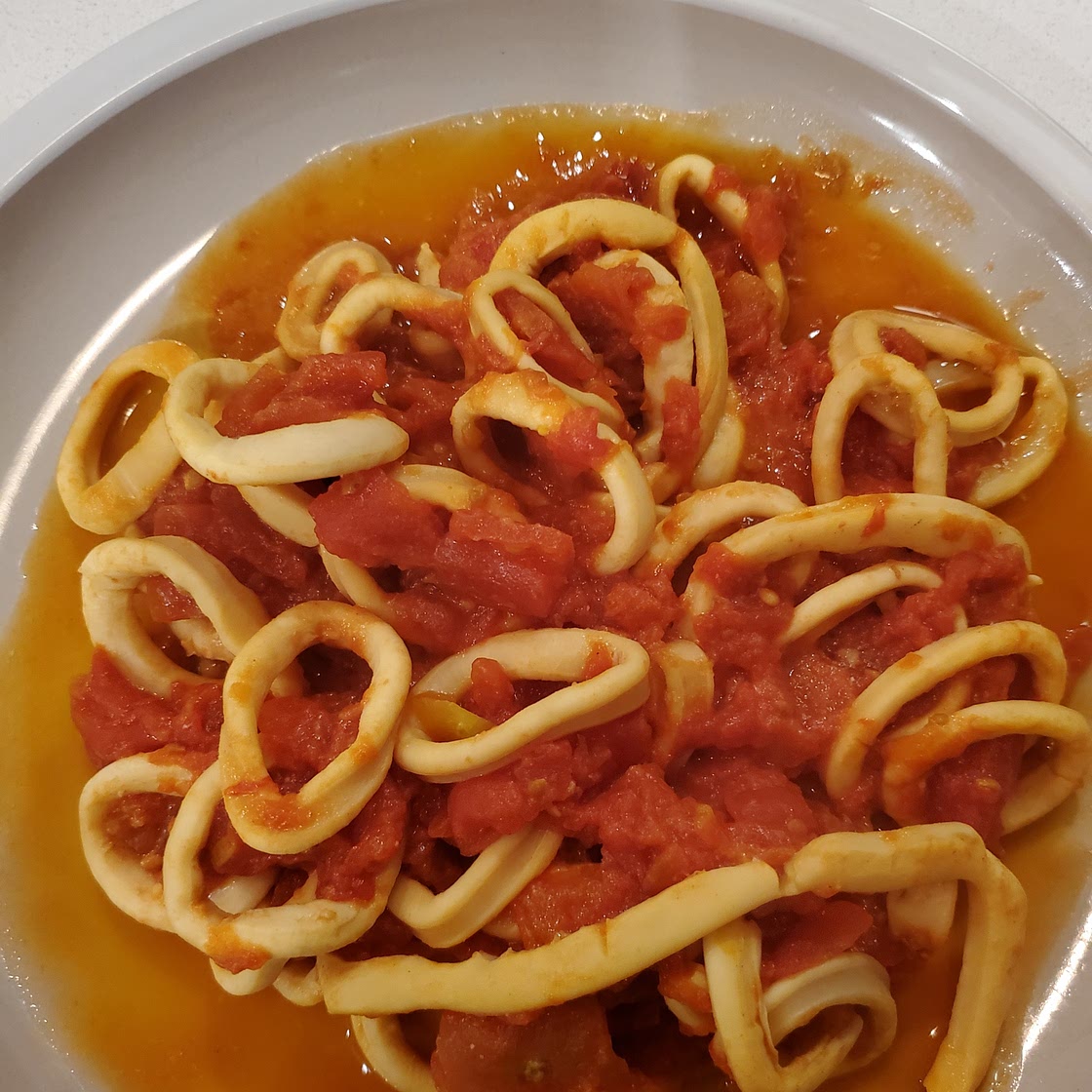 Calmars à la tomate