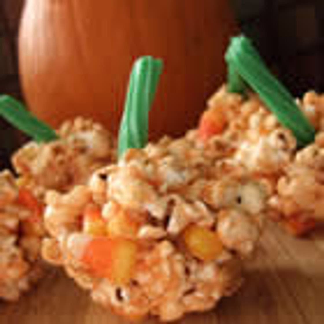 Halloween Popcorn Pumpkins