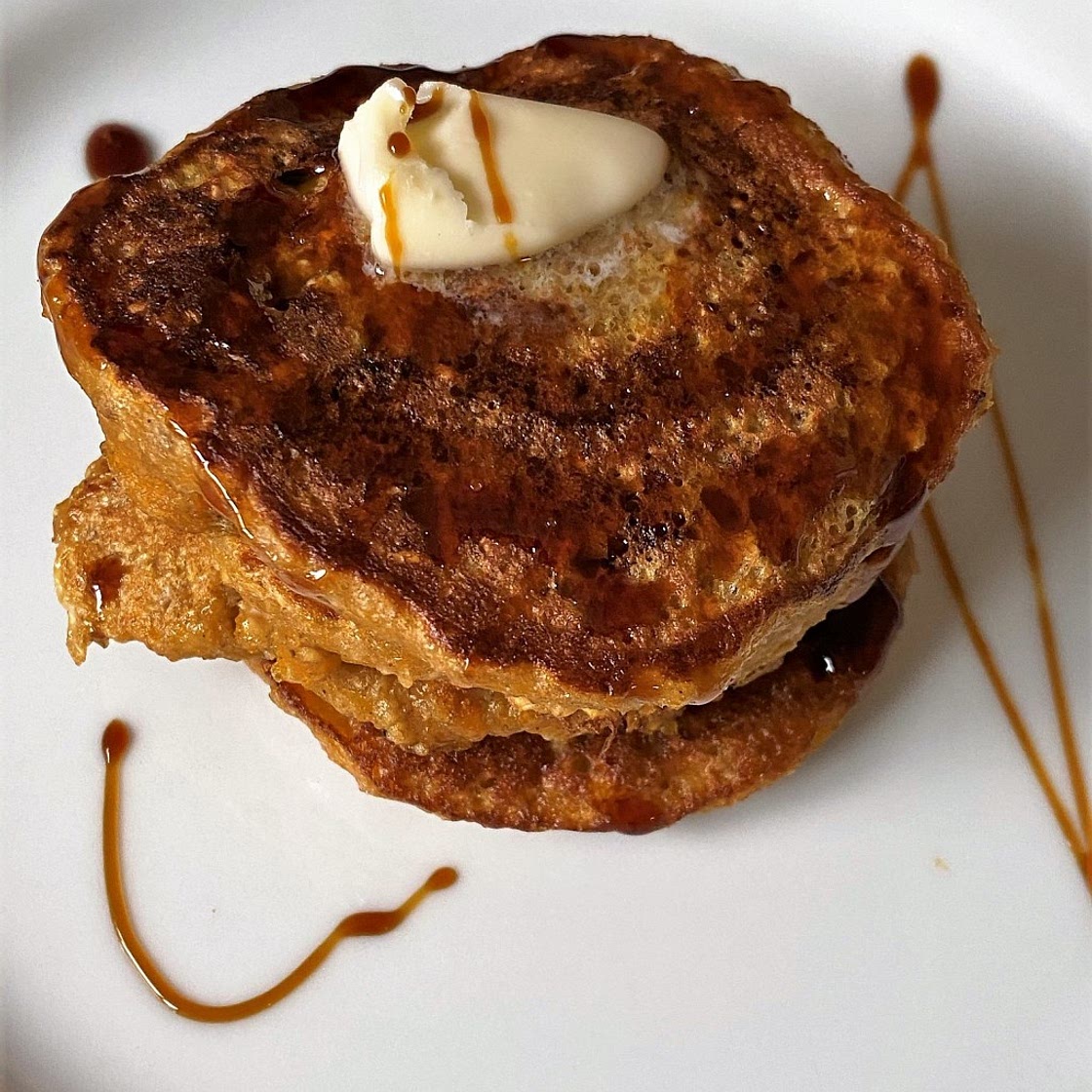Healthy pancake recipe: Banana-pumpkin-oat pancakes