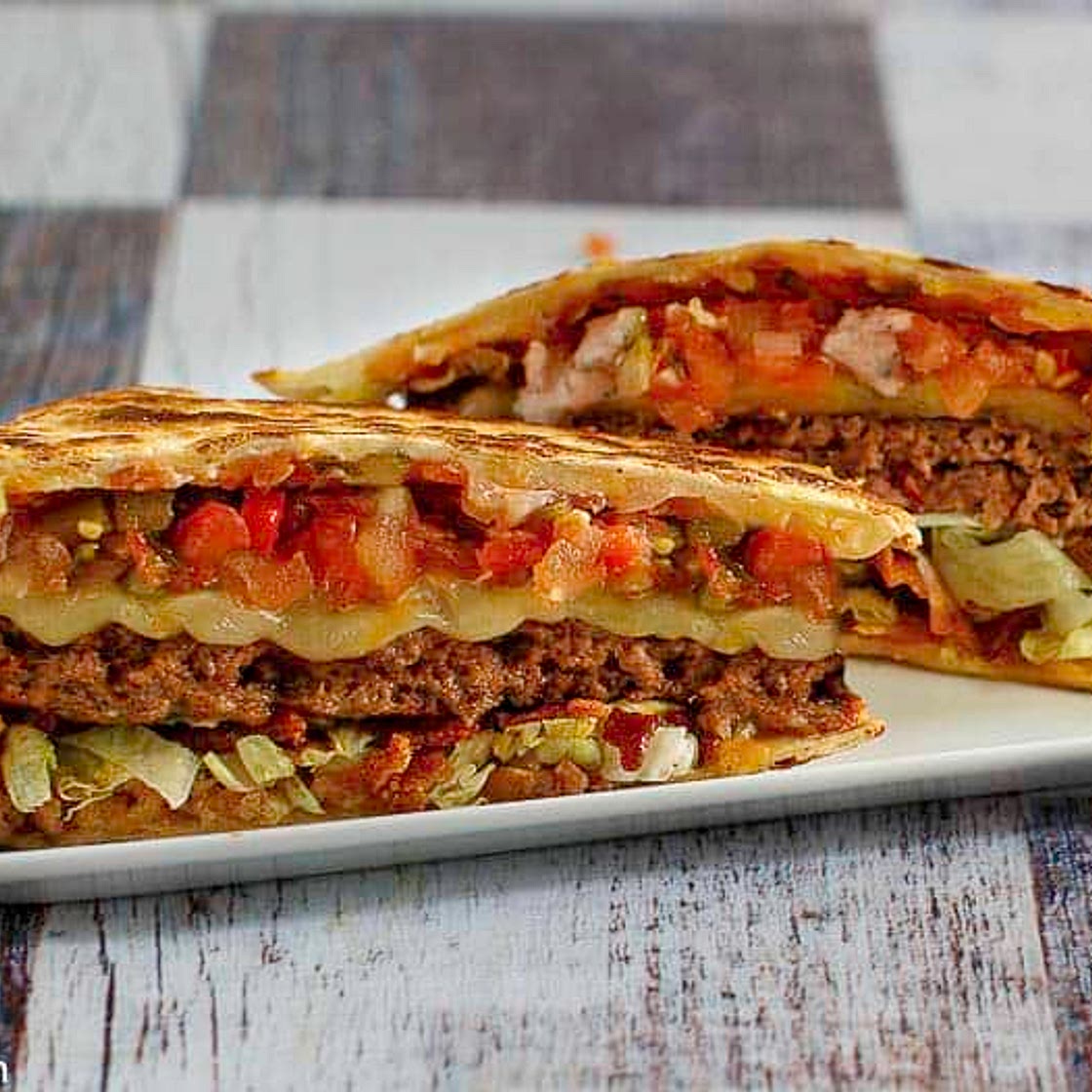 Copycat Applebee's Quesadilla Burger