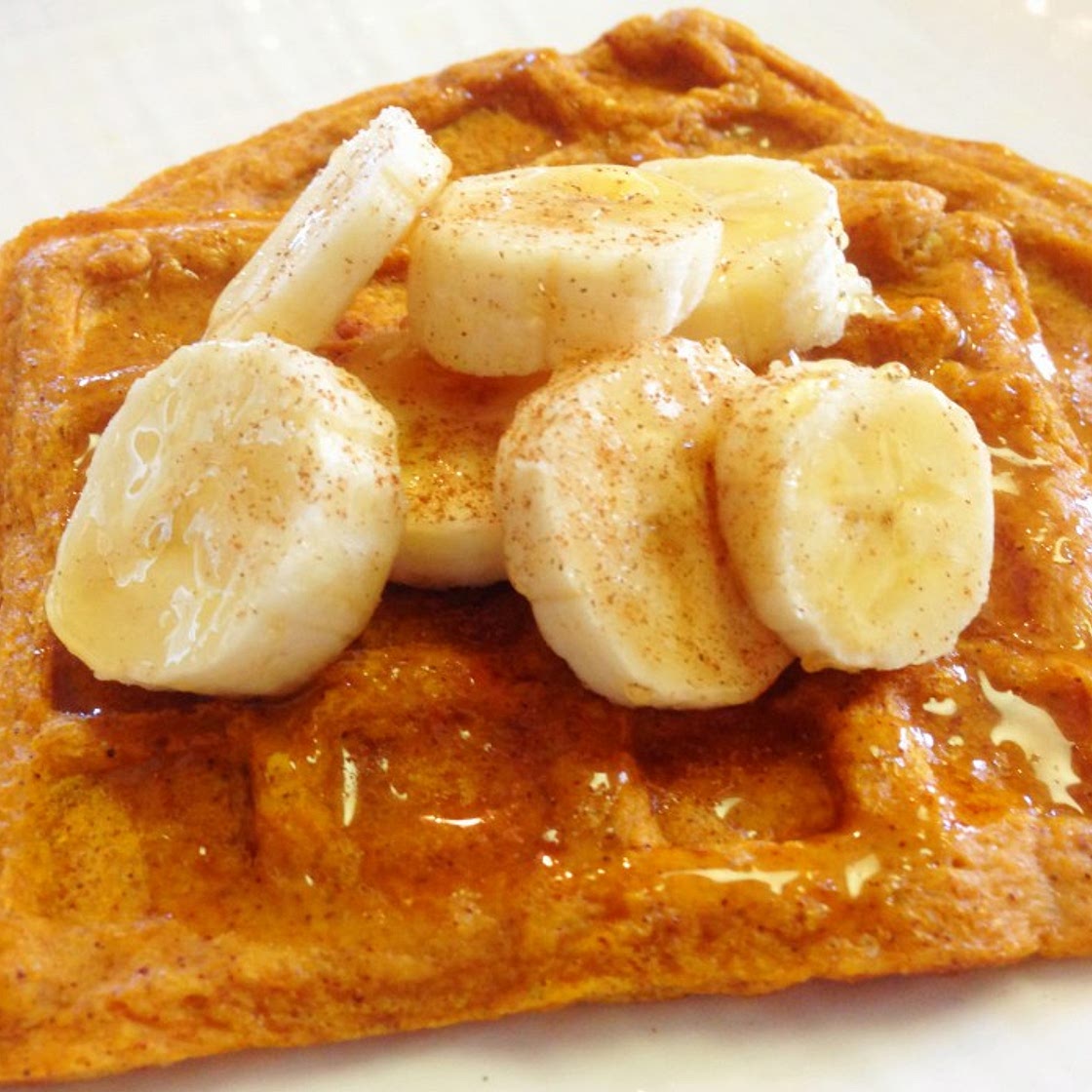 Almond Flour Pumpkin Waffles