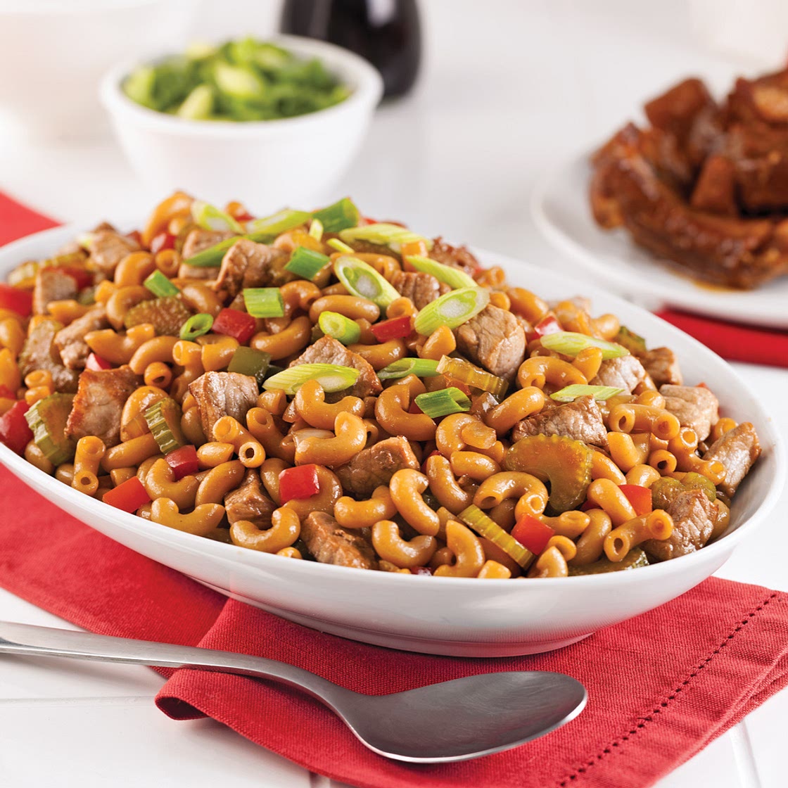 Macaroni chinois au porc