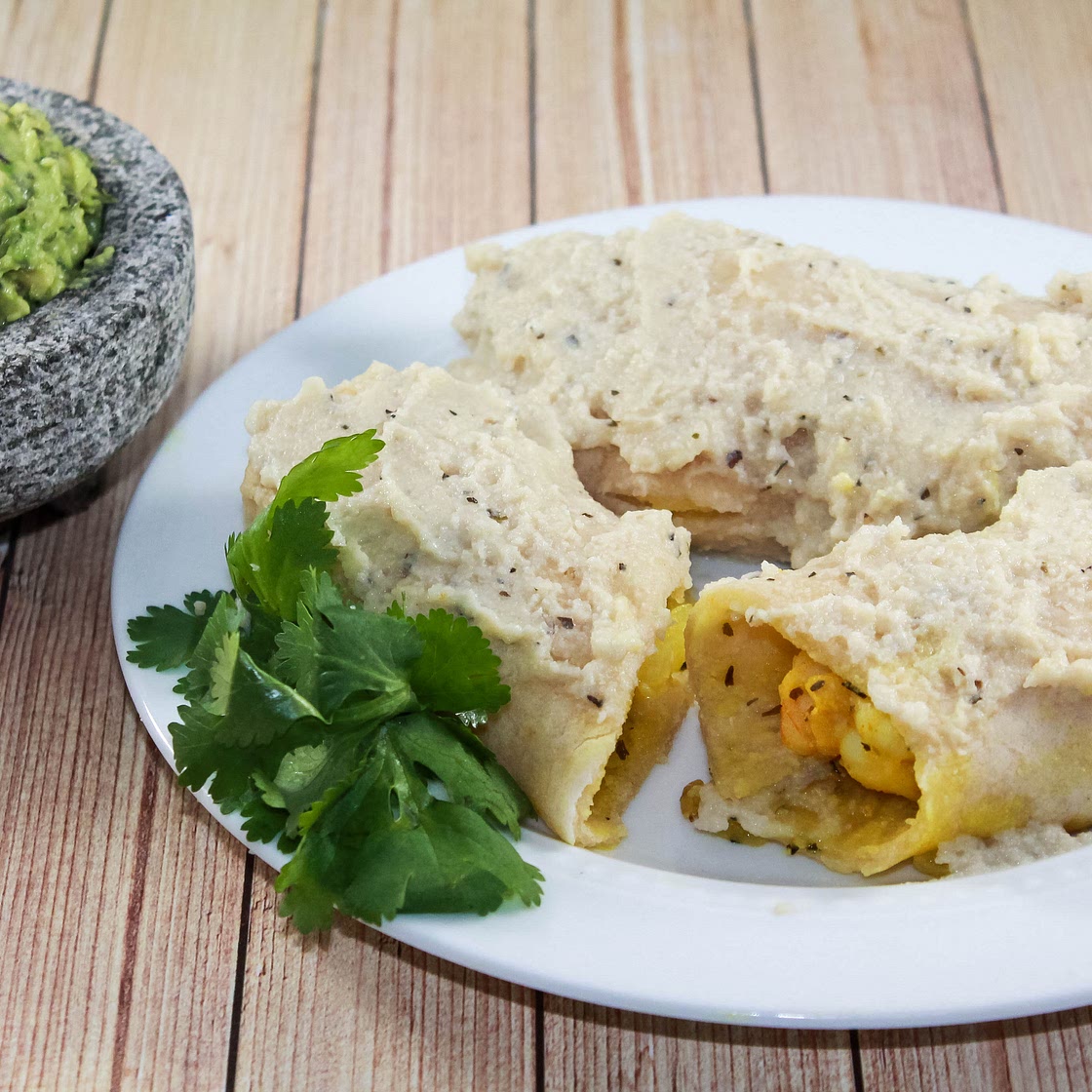 Shrimp Chimichangas
