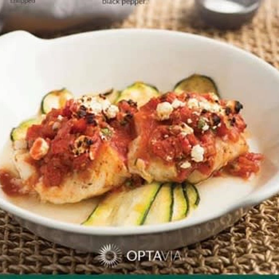 Baked Cod with Tomatoes & Feta