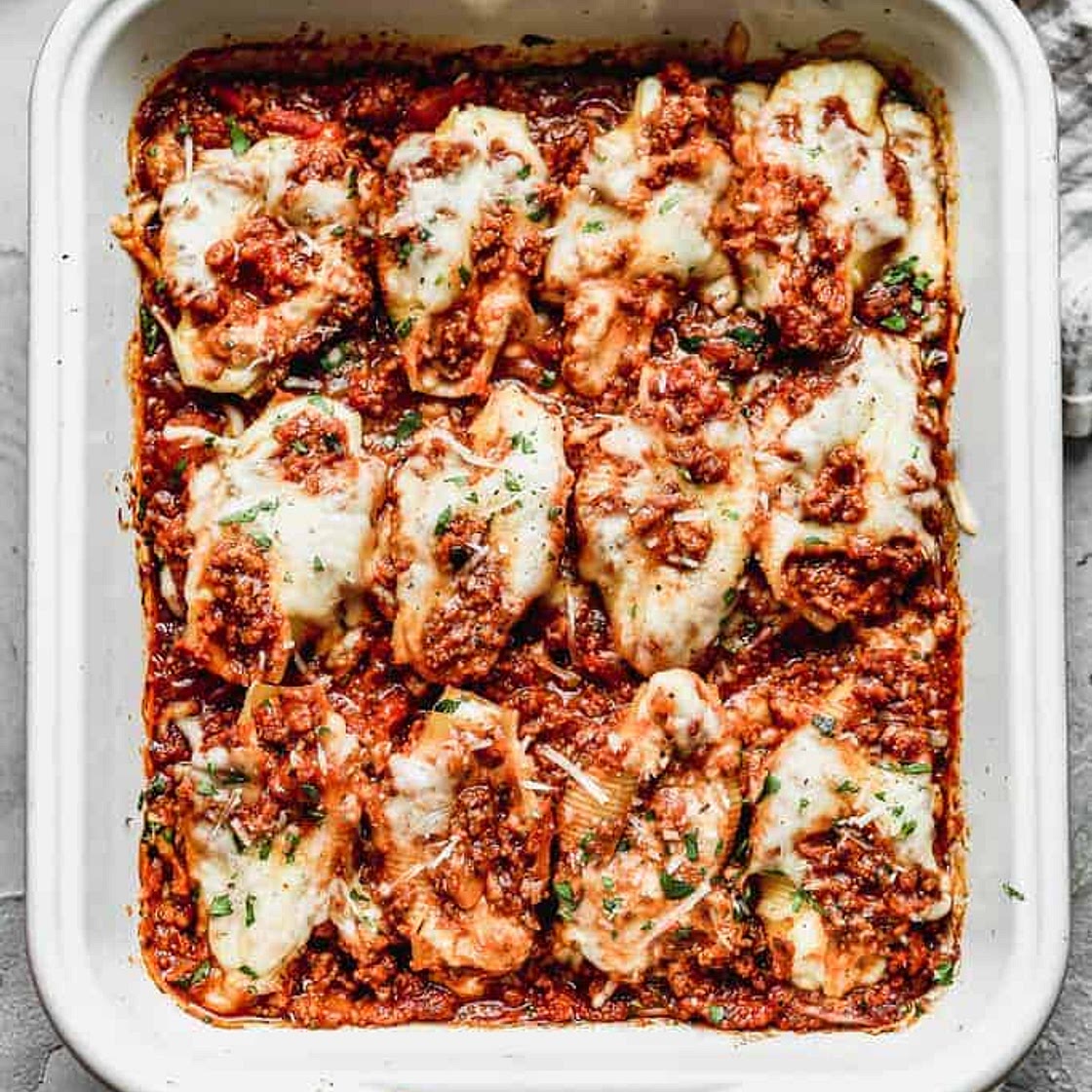 Lasagna Stuffed Shells