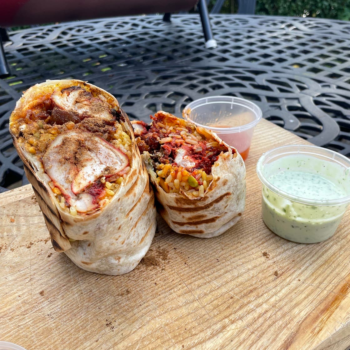 Tandoori Chicken Burrito