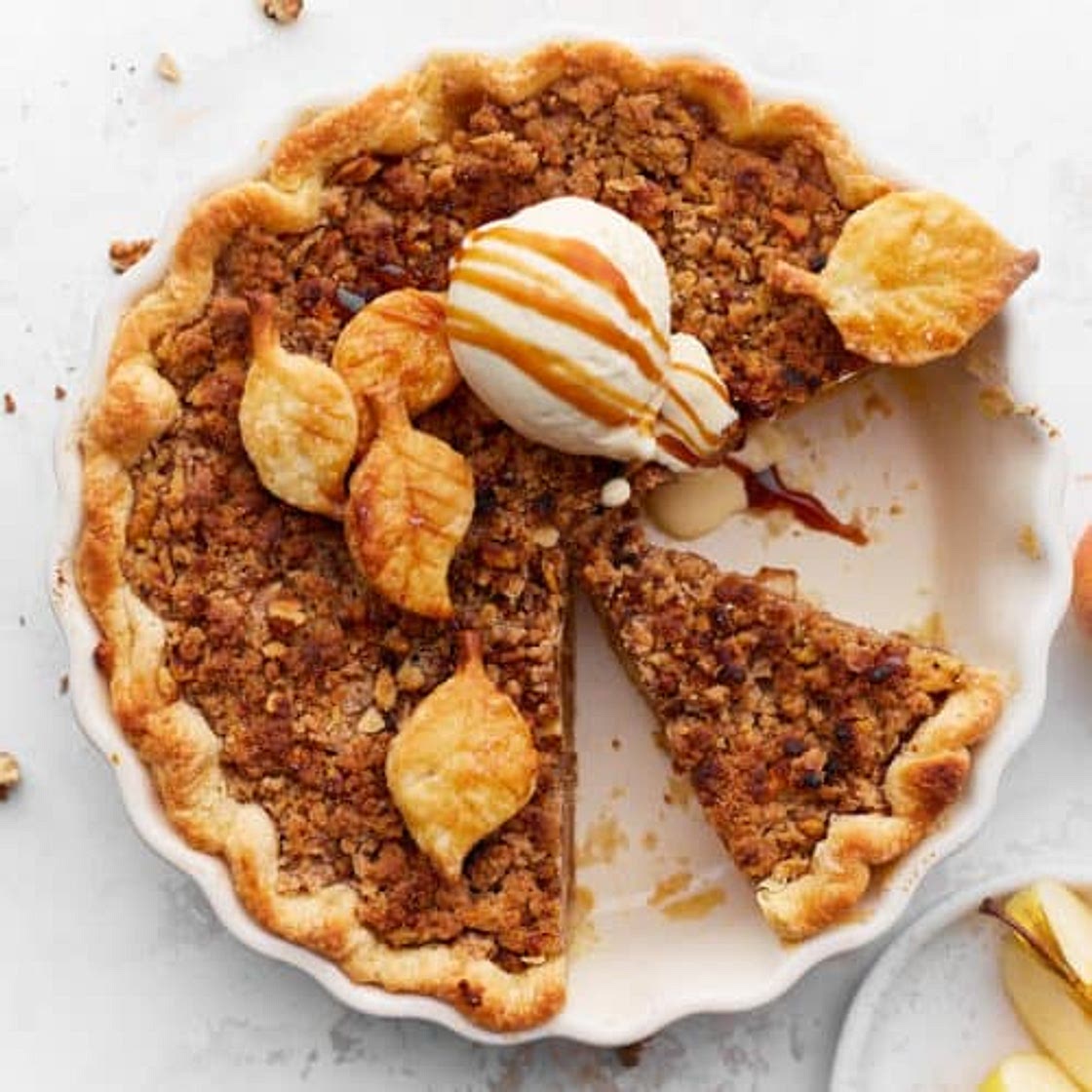 Apple Crumble Pie