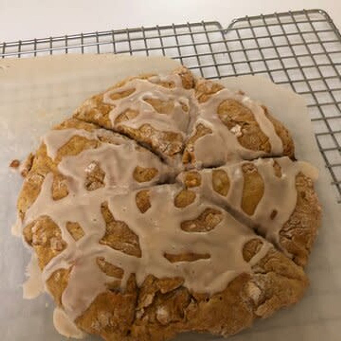 Pumpkin oat scones