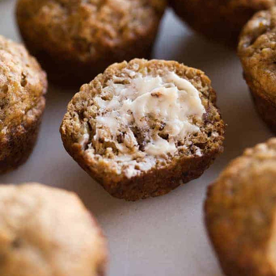 Skinny Banana Bread Muffins