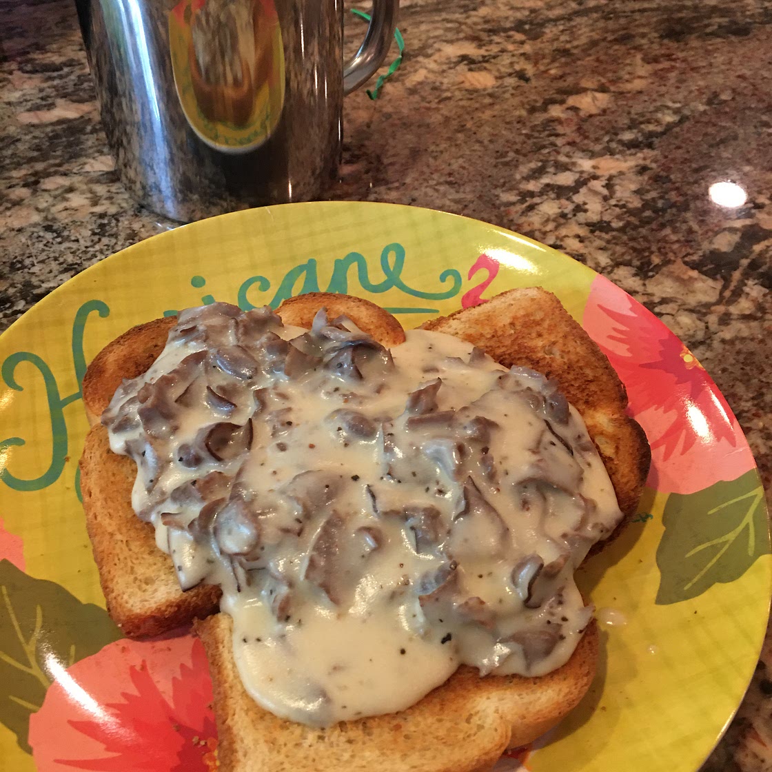 Creamed Chipped Beef on Toast