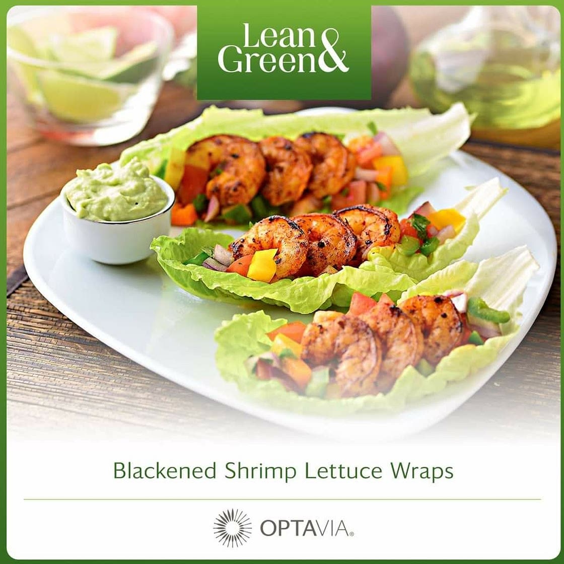 Blackened Shrimp Lettuce Wraps